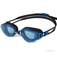 lujo- nuevo profesional anti-niebla Protección UV Natación ajustable Gafas Hombres Mujeres gafas de silicona impermeable adulto Gafas