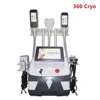 2020 Newest Portable 360 Cryolipolyse/Cryolipolisis /Kryolipolyse Fat Freeze Cellulite Removal Machine with 2 Cryo Handles Work Together