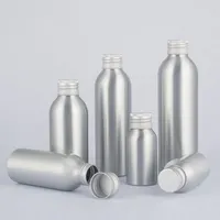 40ML 50ML 100ML 120ML 150ML 250ML Lotion aluminium Bouteilles cosmétiques Pots Bouteilles d'emballage vide jarres aluminium Cap