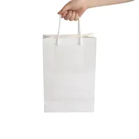 Blanco Sublimation Papieren Tas A3 A4 A5 Thermische Transfer Kartonnen Verpakking Tas Custom Logo Creative Gift Tote Bag White A09