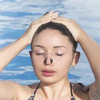 3ピースユニセックスノーズクリップ耳プラグ防水水泳鼻クリップソフトシリコーンイヤプラグセットサーフダイビングプールアクセサリー新品