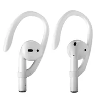 100 pcs / 50 pares protetoras ganchos de ajuste seguro para airpods apple wireless fone de ouvido acessórios silicone esportes anti-perdidos orelha gancho