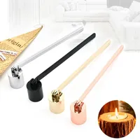 Stainless Steel Candle Killer Snuffer Wick Trimmer Tool Put Out Fire On Bell Easy To Use Candle Cover