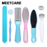 8 in 1 Foot Planer and Feet Grinder Removable Dead Skin Plantar Exfoliating Scraper Pumice Stainless Steel Pedicure Care Tools