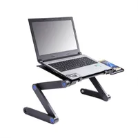 Laptop desk aluminum alloy bed folding table desktop computer stand lifting bracket Computer Accessories