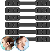 Masque crochet d'oreille Bracelet Extender boucle 3 vitesses réglable Anti-Slip oreille Protecteur oreille Savers spécial pour Soulager Masque de longue date avec des oreilles