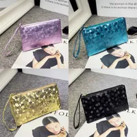 Stone Pattern Cosmetic Envelope Bag High Quality Baguette Clutch Bags Long Zipper Wallet Handbag Mobile Coin Pochette 2 2mla B2