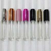 10ml Empty Clear Lip Gloss Tube Lip Balm Bottle Container Beauty Tool Mini Refillable Bottles WB2342