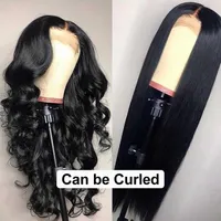 26 Inch Human Hair Wigs Straight Kinky Curly Water Loose Deep Body Wave Human Hair Lace Front Wigs 150 Density Highlights seamless