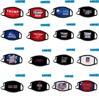 Neueste 44 Styles 2020 Donald Trump Maske Gesicht Mund-Maske Funny Anti-Dust Cotton USA-Wahl USA Schwarz Waschbar Maske für Erwachsene