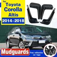 Geformte Autoschmutzfängern für Toyota Corolla Altis 2014-2018 2016 2017 Mudflaps Spritzschutz Schmutzfänger vorn hinten Kotflügel Fender