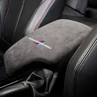 Alcantara Wrap Car Box bracciolo del pannello di copertura ABS M Performance decalcomanie per BMW Serie 3 F30 2013-2019 Accessori Interni
