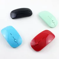 Optical USB Wireless Mice 2.4Ghz Receiver Latest Super Slim Thin Mouse Gaming For Macbook Mac Notebook Laptop Game