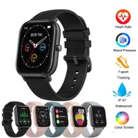 ID P8 Smart Watch Männer watchs Frauen IP67 wasserdichte Fitness Tracker Sport-Puls-Monitor Full Touch Smartwatchs für Amazfit Gts Xiaomi