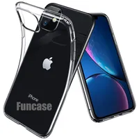 Mobile Phone Cases For iPhone Pro Max Mini XS XR X Plus SE 0.3mm Soft Silicone TPU Rubber Transparent Protective Clear Gel ET49
