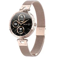 Moda AK22 Smart Watch Watch Donne IP68 Autoappertazione impermeabile Frequenza di pressione sanguigna Monitor Smartwatch Regalo per orologio da donna Braccialetto