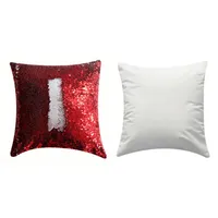 Sublimation Sequin Pillow Case Multicolors Mermaid Kussensloop Theramal Thansfer Kussen Dye Lege Kussenslopen Multicolor Sofa Decor Kussenskussen A02