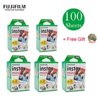 20 - 100 hojas instantánea Instax Mini Película blanca de papel fotográfico Para Instax Mini 7s 8 9 9 70 25 50 90 Cámara cámara SP-1 2