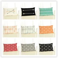 50*30cm Classic Geometric Decorative Cushion Cover Wave Stripe Arrow Pillow Cover Pillow Case Home Decor Sofa Car Cheap pillows