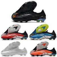 2021 mens soccer shoes Predator Archive Limited Edition FG outdoor low ankle soccer cleats leather football boots scarpe da calcio new