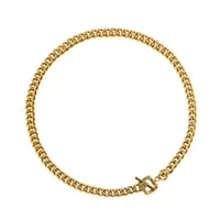 Luxe designer sieraden vrouwen ketting gouden chians met vierkant gesp ins straat mode stijl messing armband en ketting sieraden pakken