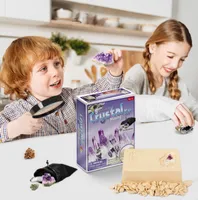 Boîte aveugle enfants drôle archéologie créative cristal fossile excavation cric kit jouet enfants bricolage manuel manuel modèle éducation jouet