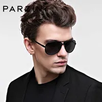 Occhiali da sole Parzin Brand Brand Cool Men's Pilot Top Quality Telaio in lega Polarized Guiderie per uomo Accessori per occhiali
