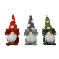 Christmas Forest Man Doll Nordic Gnome Doll Red Green Gray Faceless Doll Decoration Xmas Kids Forest God Gifts