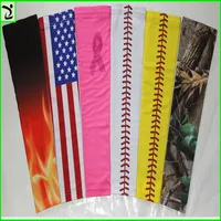 2020 För Cancer Ribbon Arm Sleeve Baseball Stitching Royal Sports Arm Sleeve Basketball Baseball Fotboll Camo 138 Färger