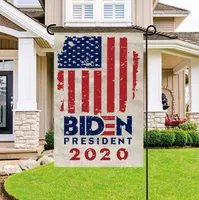 Bandiere Joe Bidens 30 * 45 cm Mantieni l'America Grande Donald per il presidente Campaign Banner Biden 2020 Bandiere del giardino del treno Trasporto libero