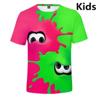 3 à 13 ans Enfants T-shirt Jeu de Tir Splatoon 3d Printed T-shirts T-shirts Garçons Filles Streetwear T-shirts T Vêtements enfants
