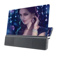 12-Zoll-3D-Handy-Screen Magnifier Stereo Bluetooth Lautsprecher HD Video-Verstärker