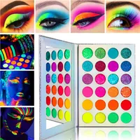 24 colori della gamma di colori opaca Paillettes bagliore luminoso Eye il trucco dell'ombra pigmento fluorescente Cosmetics Pigment TSLM2