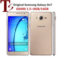 Refurbished Original Samsung Galaxy On7 G6000 Dual SIM 5.5 inch Quad Core 1.5GB RAM 8GB 16GB ROM Mobile Cell Phone