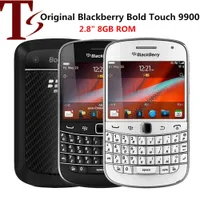 Восстановленные оригинальные BlackBerry Bold Touch 9900 телефоны 2,8 дюйма 8 ГБ ROM 5MP камера сенсорный экран 3G мобильный телефон