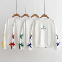 Crianças Hoodies Moletom Camisolas Branco Forma Adorável Moda Bonito Cool ComfortBale Branco Laranja