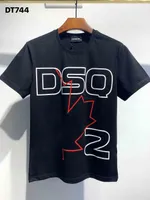 DSQ Phantom Tortue 2020ss New Mens Designer T-shirt Italie T-shirts Été Hommes DSQ T-shirt Homme Top Qualité 100% coton Top 4008