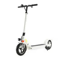 JS 48v 500W Adult motor Scooter 10 inch Electric scooter with seat Electric Foldable skateboard longboard electric kick scooter