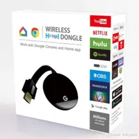 ミニドングルミラカストGoogle Chromecast 2オーディオレシーバーG2 MiRascreen Wireless Anycast WiFiディスプレイ1080p DLNA Allpay for Android TV Stick for HDTV