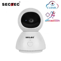 SECTECクラウドワイヤレスIPカメラ1080Pアプリリバースコール自動追跡屋内ホームセキュリティ監視CCTVネットワークWiFiカム