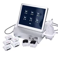 Portable Liposonix Body Slimming Machine 2 i 1 SPA Salong 3D Liposonic HIFU Ultraljuds hudhöjning ansiktslyftmaskin med 7 patroner