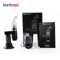 Kanboro Subdab Electric Dab Rig Concentrate Wax Oil Vaporizer Kit avec 18350 Battery Glass Bubbler Pipe Dabber Rnail E Cigarette Herbal Vape