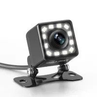 12 LED للرؤية الليلية ضوء السيارة الرؤية الخلفية كاميرا يونيفرسال وقوف السيارات دعم للماء 170 زاوية واسعة HD صورة