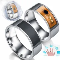 Inteligentne akcesoria Inteligentne pierścienie NFC Wielofunkcyjny inteligentny pierścień Inteligentny Nosić Palec cyfrowy pierścień Pierścień Ze Stali Nierdzewnej Pierścienie Drop Ship