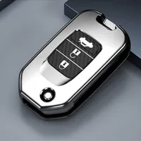 Odyssey Forza случай ключа автомобиля для Honda Civic 4D 2019 Crv Fit2015, углеродная волокнистая структура дистанционного управления ключа корпус от царапин долговечных