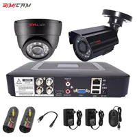 Systems Simicam 1080P HD AHD Cctv Stree Camera Outdoor Night Vision Device 4CH DVR Video Recorder P2Psecurity Set Surveillance Kit