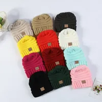 Factory Direct High Quality Fashion Autumn and Winter Children's Wool Knit Caps Head Warm Hat
