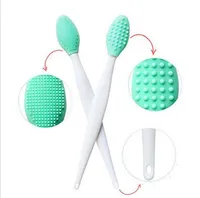 Silicone Brushes Cleans Up Blackheads Long-handled Nose brush Cleaning brushes Lip Brush Tool