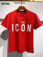 DSQ PHANTOM 거북이 2020FW 새로운 남성 디자이너 T 셔츠 이탈리아 패션 티셔츠 여름 DSQ 패턴 T 셔츠 남성 최고 품질 100 %면 최고 2608