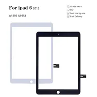 sostituzione touch Planel per iPad 6 2018 6 9.7Gen vetro esterno A1893 A1954 touch screen digitalizzatore frontale con adesivo